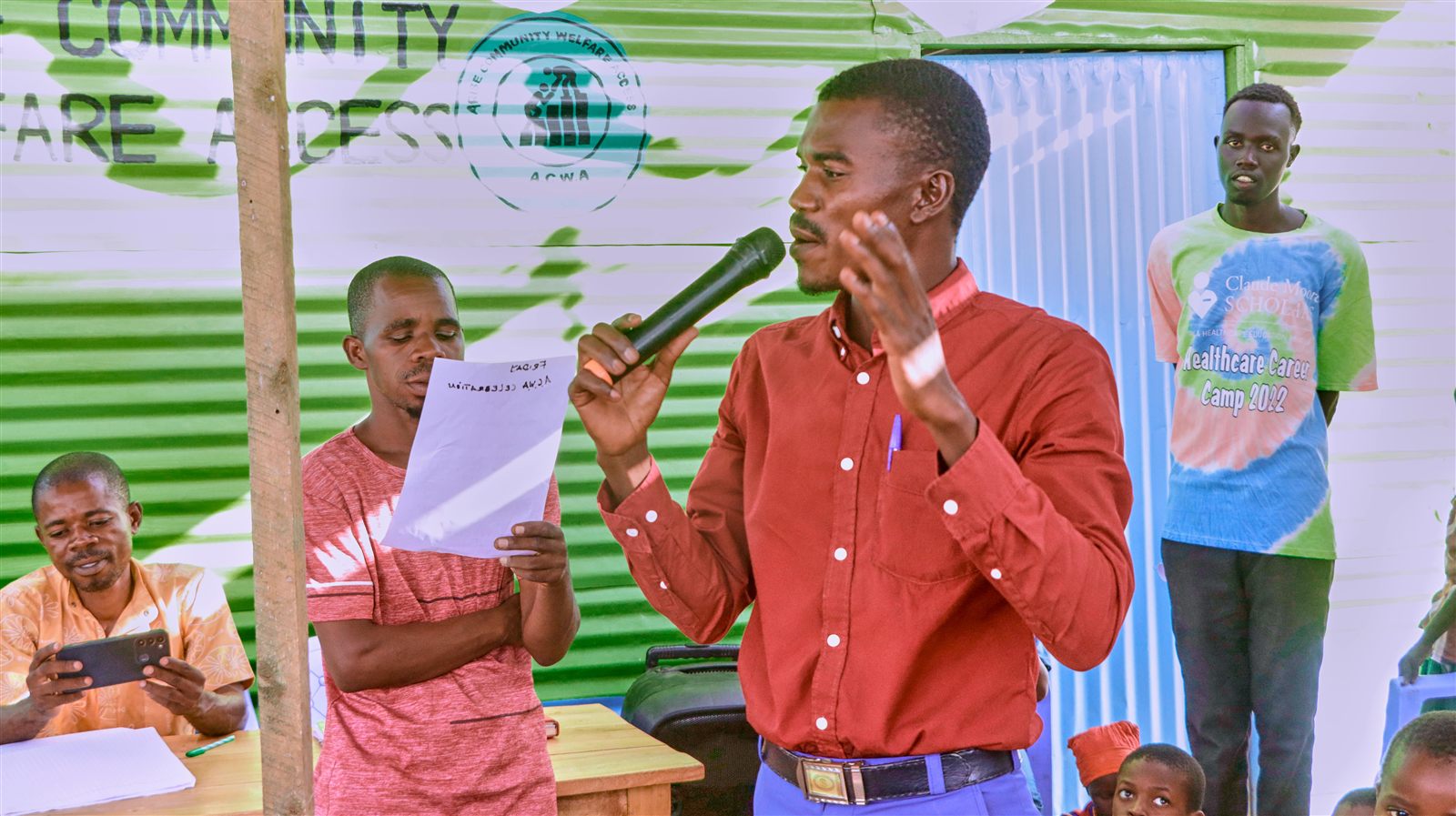 ACWA field team and community engagement in Kakuma